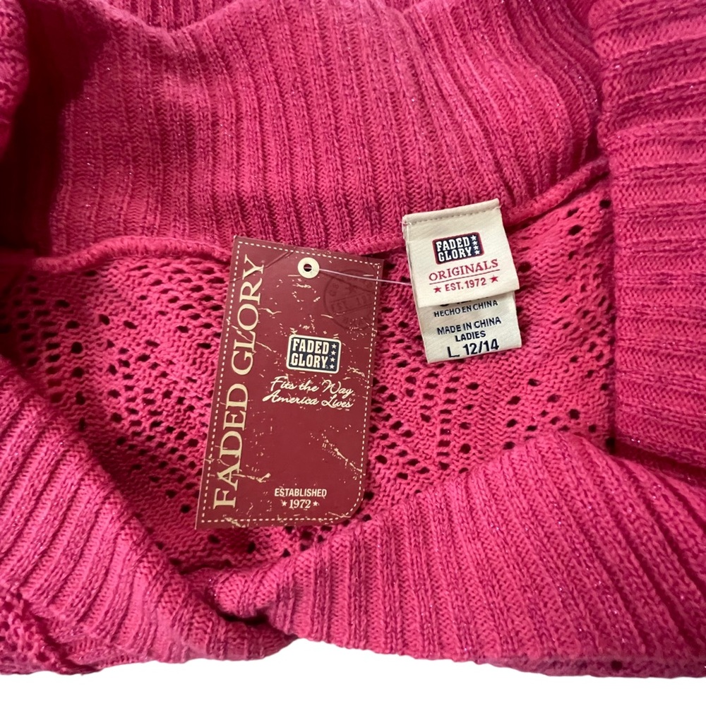 Faded Glory cardigan size large (12/14) - Picture 12 of 13